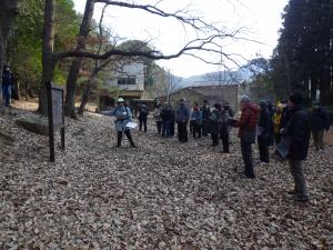 備中国分尼寺跡見学の様子