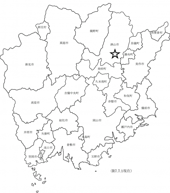 管内と畜場地図