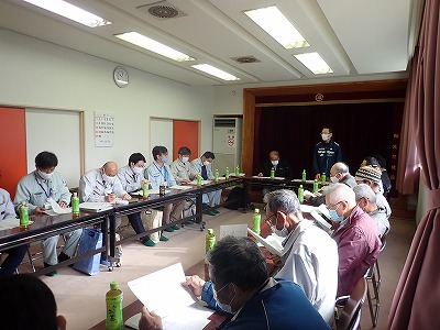 湯野農地プランでの話し合いの様子