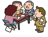 教職員健康診断審査委員会のイラスト