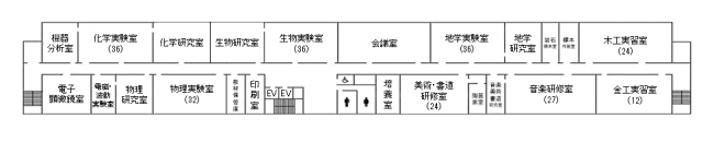 総合教育センター4階平面図