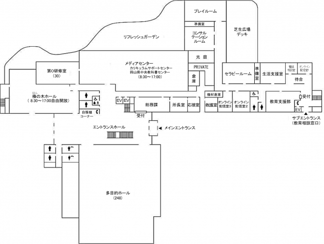 総合教育センター１階平面図