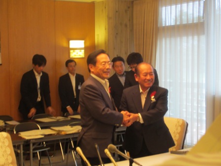知事と市長の懇談会