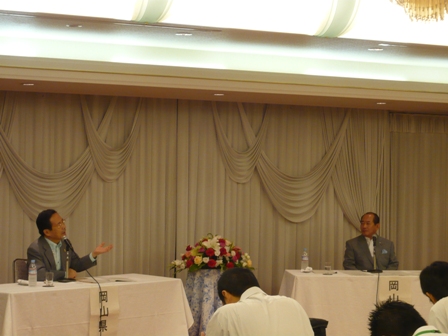 岡山市長との懇談会