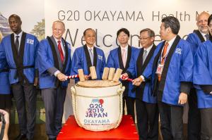 【１０月１９日】世界へアピール。Ｇ２０岡山保健大臣会合が開催