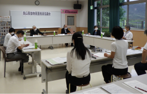 令和3年度第１回岡山県動物愛護推進協議会　協議の様子