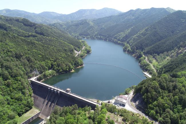 黒木ダム湖全体写真