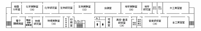 総合教育センター4階平面図