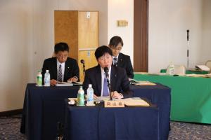 中国地方知事会議の様子