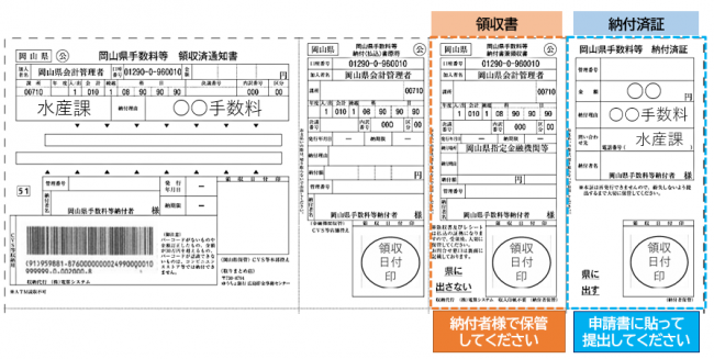 4連納付書(見本)