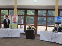 香川・岡山両県知事会議の様子１
