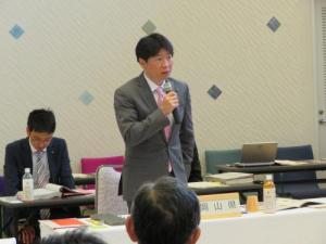 中国地方知事会議の様子