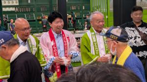 トップセールスの様子